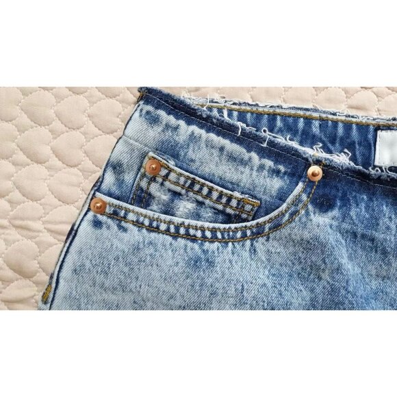 NWOT IRO Shorts Sz 28 W30 Womens Denim Jeans Casual Blue - Picture 6 of 9